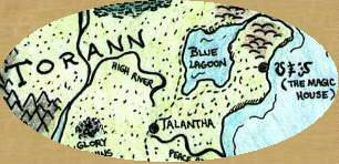 Mapa da Terra Pr&oacute;xima (Thumbnail). Desenhado por Rafael Arrais.